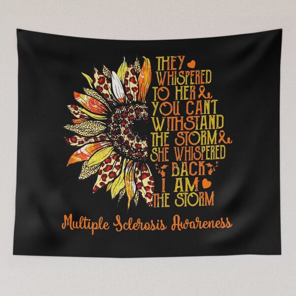 Item preview, I Am The Storm Sunflower Leopard Multiple Sclerosis Awareness designed and sold by rechardtee.