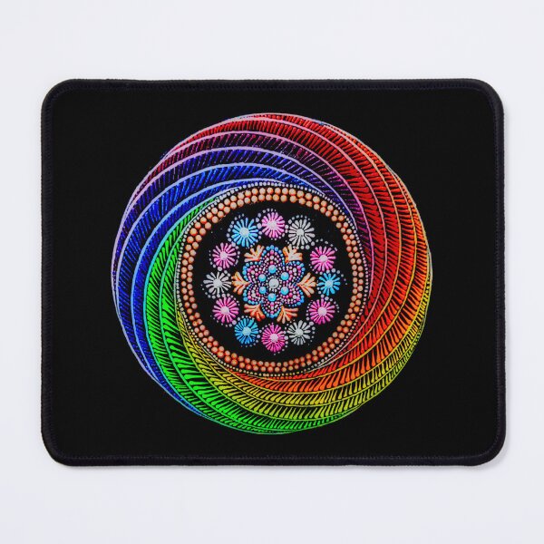 Item preview, Rainbow Flower Spiral designed and sold by The Dotty Cottage Arts.