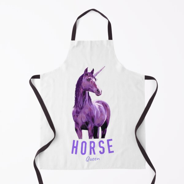 Item preview, HORSE Queen Unicorn Print (Kids Aparel avalable!) designed and sold by Rodayna Elnaggar.