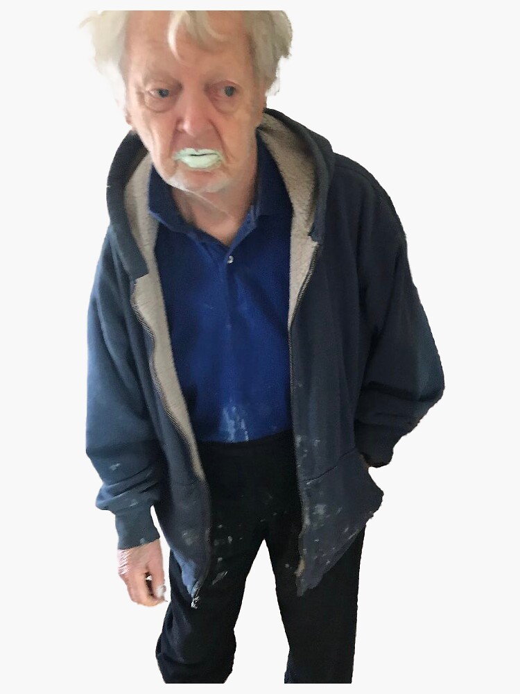 "Paint Yogurt Grandpa" Sticker for Sale by MemezGod Redbubble