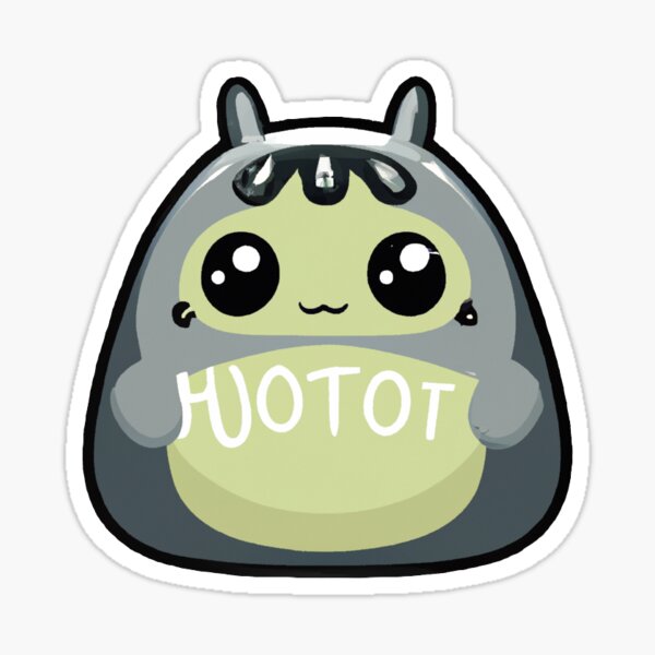Chibi Totoro Stickers For Sale Redbubble