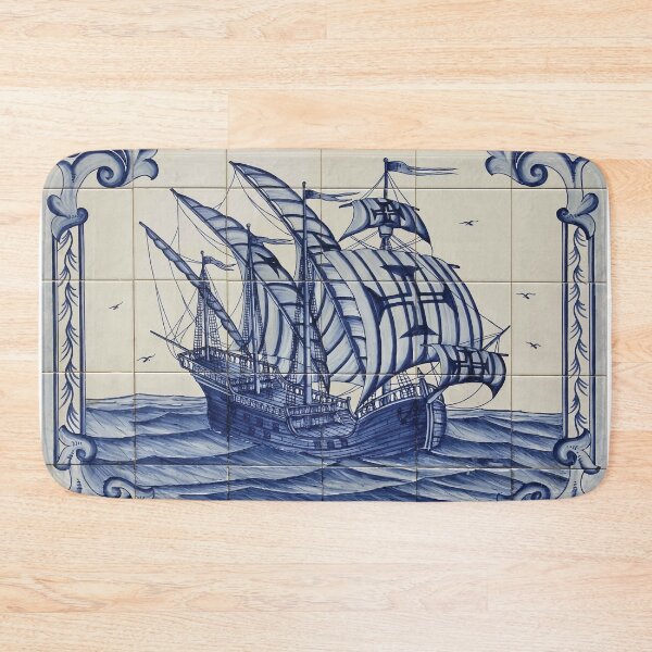 Item preview, Portuguese Ship Tiles designed and sold by BarBubble.
