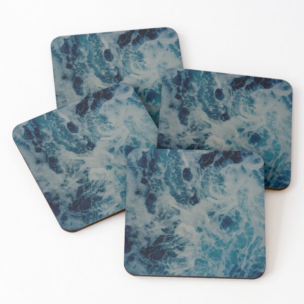 Item preview, Dark Navy Blue Ocean Waves designed and sold by lets-travel.