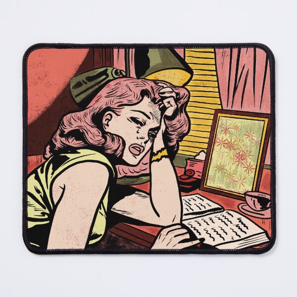 Item preview, Romance Comic Woman designed and sold by NeonxHeart.