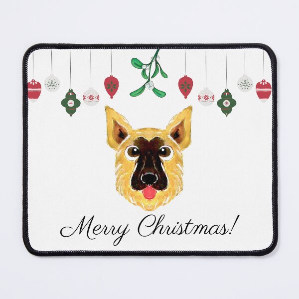 Item preview, German Shepherd Christmas designed and sold by PaintedbyCarol.