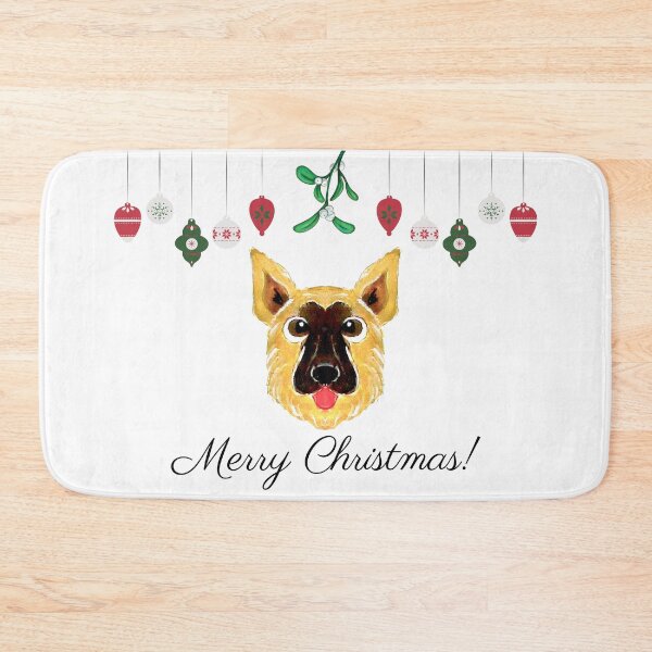 Item preview, German Shepherd Christmas designed and sold by PaintedbyCarol.