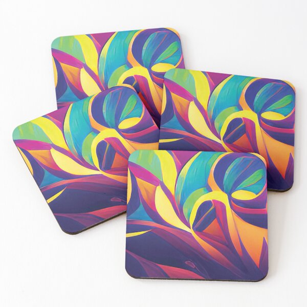 Item preview, Vibrant Life Abstract Digital Paintings designed and sold by ThinkFun! Design.