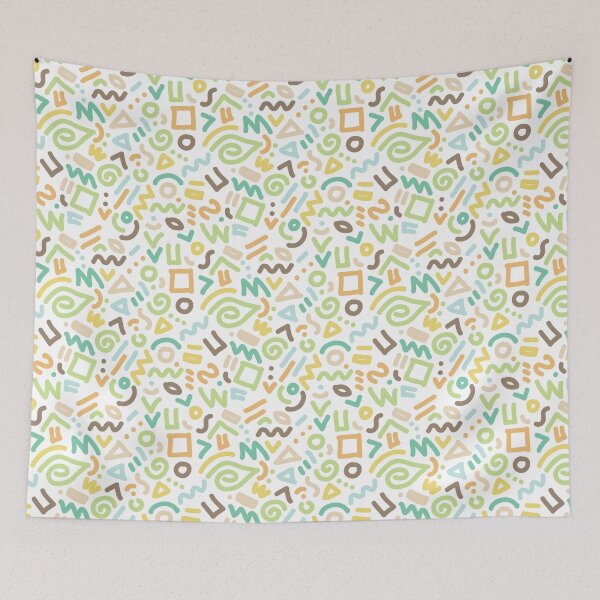 Item preview, Hand drawn brush pattern lines and curves designed and sold by Bicone.