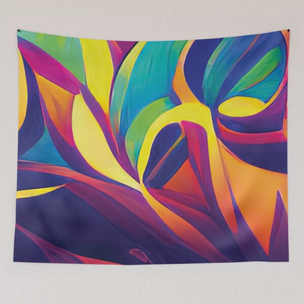 Item preview, Vibrant Life Abstract Digital Paintings designed and sold by ThinkFun! Design.