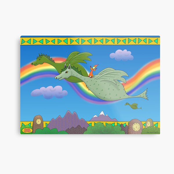 The Flying Boggeldywops Metal Print