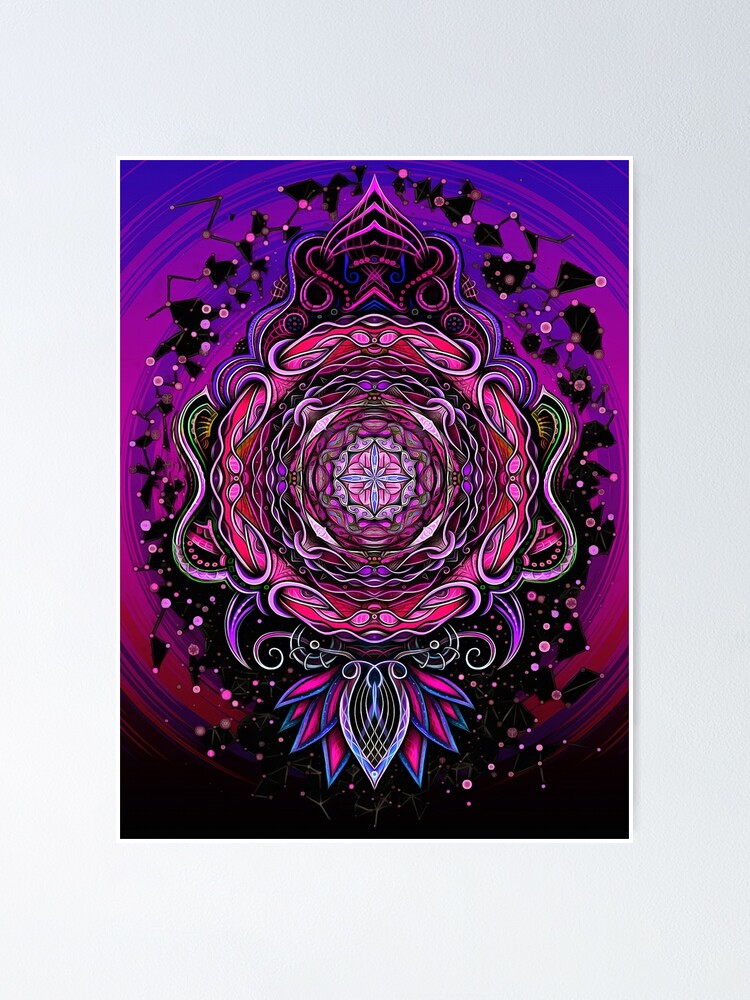Mandala Hd 1 Color 2 Poster By Relplus Redbubble