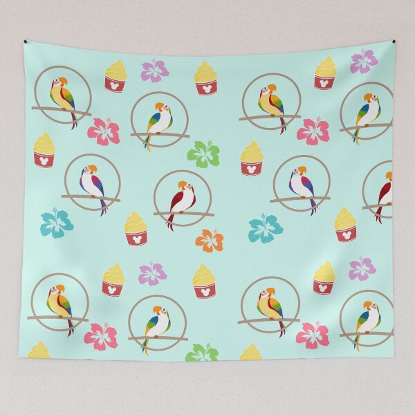 Item preview, Tiki Room Pattern designed and sold by Mint-Rose.