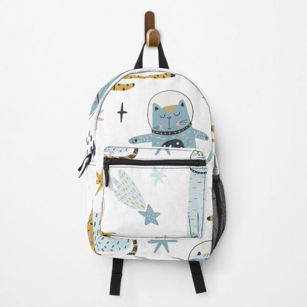 Item preview, Cats in Spase Patter Print by Zouzounio Art designed and sold by zouzounioart.