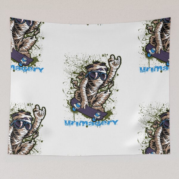 Item preview, Mummy Skater Blue designed and sold by Urimagery.