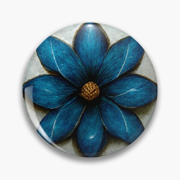 Item preview, Painted Flower on a Tile designed and sold by BarBubble.