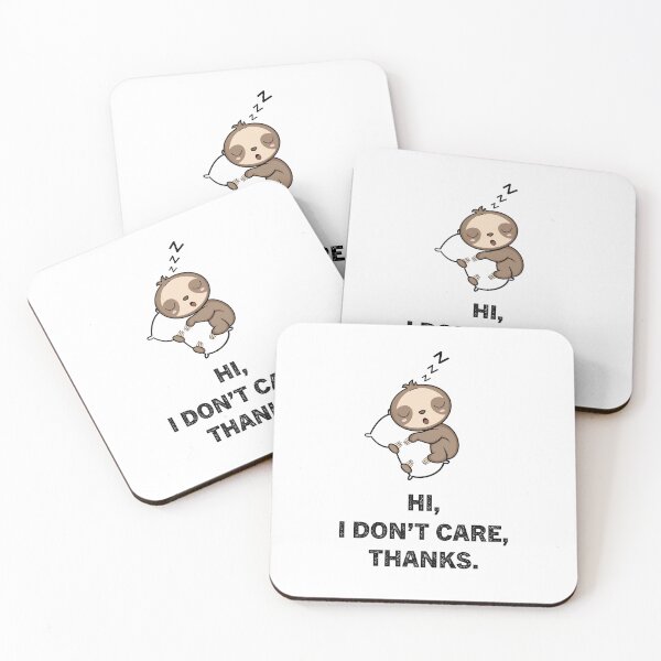 Item preview, Hi i don't care thanks designed and sold by Zakaria-4.