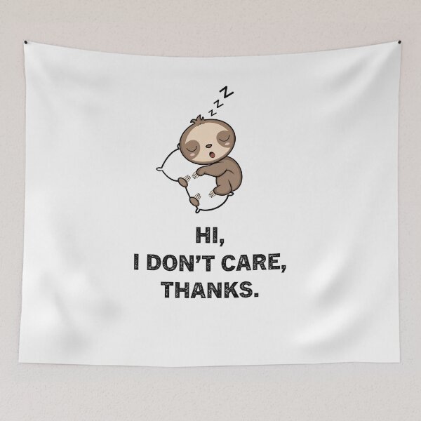 Item preview, Hi i don't care thanks designed and sold by Zakaria-4.