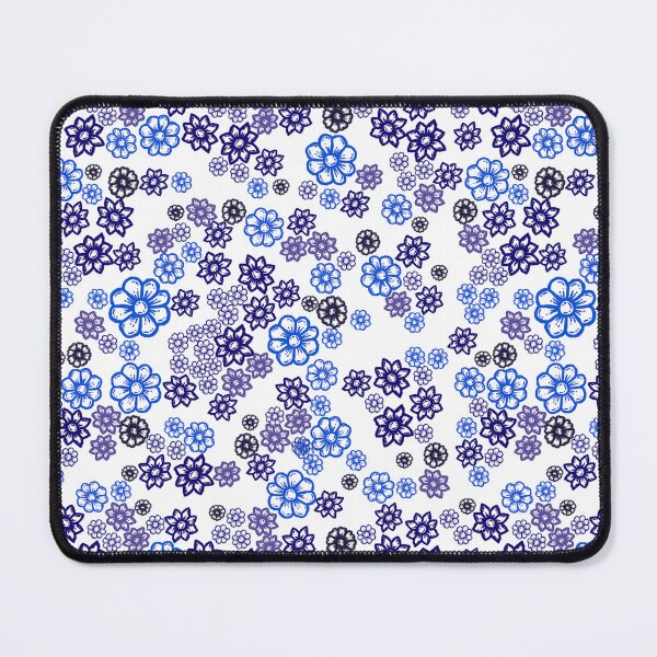 Item preview, Blue Floral China Pattern designed and sold by LawsonFabrics.