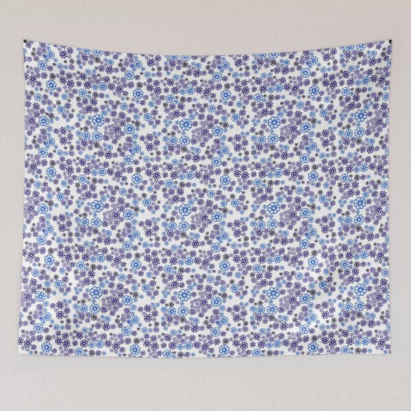 Item preview, Blue Floral China Pattern designed and sold by LawsonFabrics.
