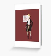 Fine Leather Jackets Greeting Card