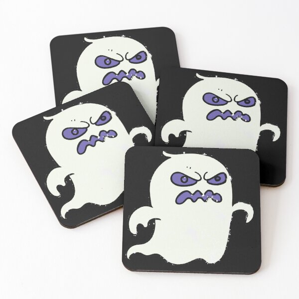 Item preview, Halloween Grumpy Ghost 02 - Vintage Spooky Ghost designed and sold by RoughShirts.