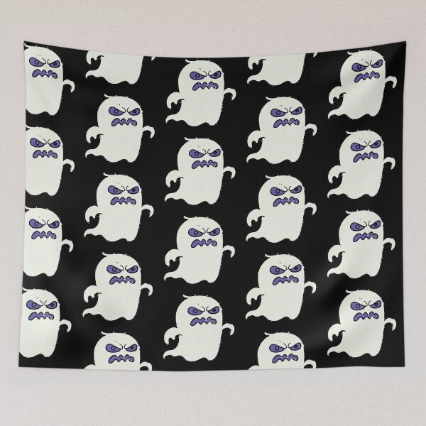 Item preview, Halloween Grumpy Ghost 02 - Vintage Spooky Ghost designed and sold by RoughShirts.