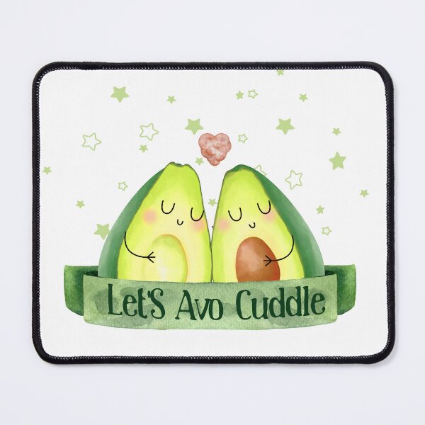 Item preview, Lets Avo Cuddle - Avocado Couple Food Pun designed and sold by PirateAvocado.