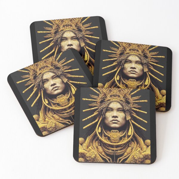 Item preview, Ancient Woman with Gold Ornaments- best selling  designed and sold by Aditya Bhole.