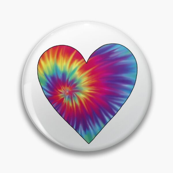 Item preview, Tie-Dye Heart designed and sold by TrendZombie.