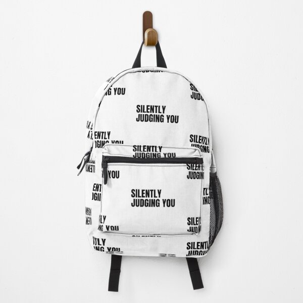 Item preview, Silently Judging You. Funny Sarcastic NSFW Rude Inappropriate Saying designed and sold by That Cheeky Tee.