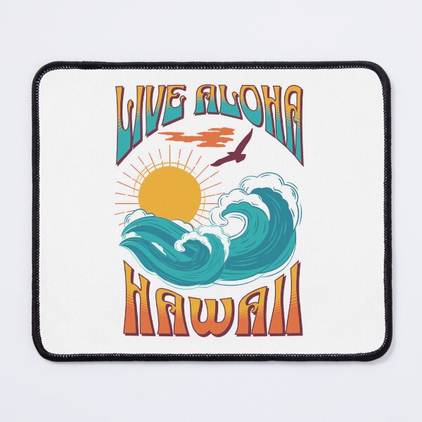 Item preview, Live Aloha Hawaii Beach Wave Tropical Surf designed and sold by FreeSpiritAloha.