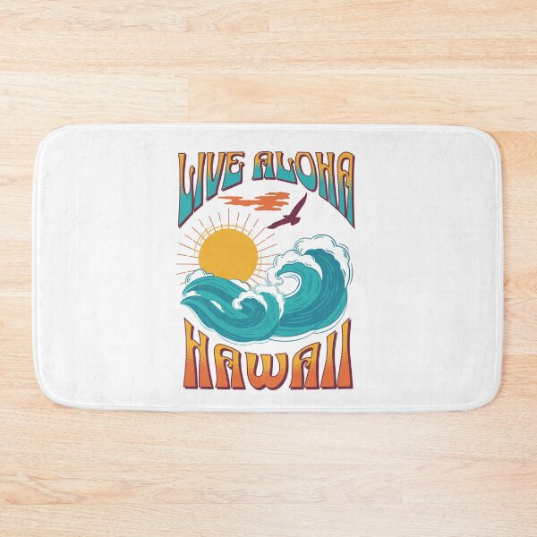 Item preview, Live Aloha Hawaii Beach Wave Tropical Surf designed and sold by FreeSpiritAloha.