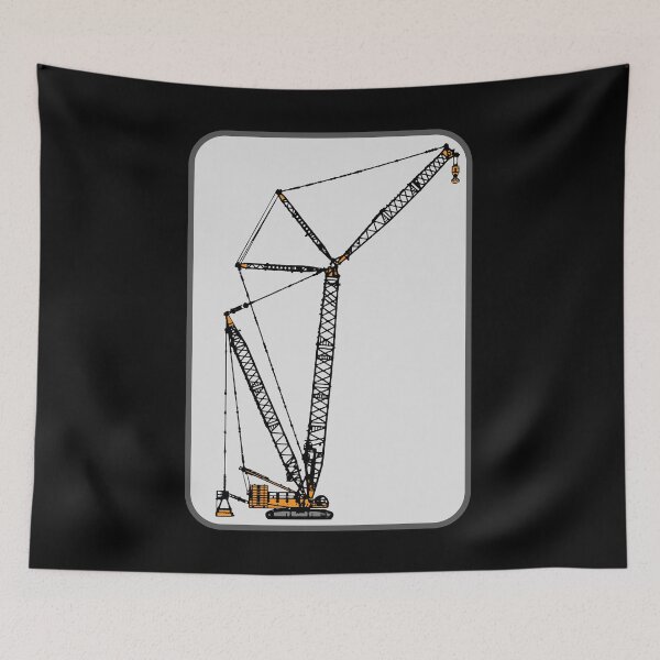 Item preview, Crawler Luffing Crane (Sticker LA) designed and sold by OESwag.