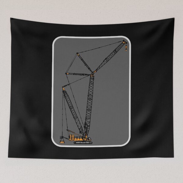 Item preview, Crawler Luffing Crane (Sticker LB) designed and sold by OESwag.
