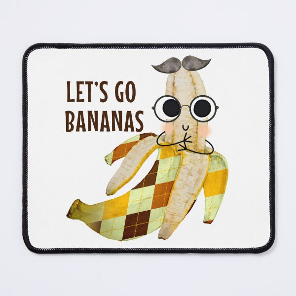 Item preview, Lets Go Bananas - Banana Food Pun designed and sold by PirateAvocado.