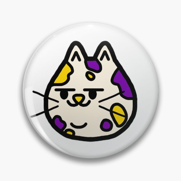 Item preview, intersex pride flag cat designed and sold by fruityd3sign.