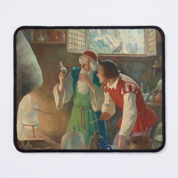 Item preview, The Alchemist, c. 1937 by N.C. Wyeth designed and sold by Cat Lady Designs.