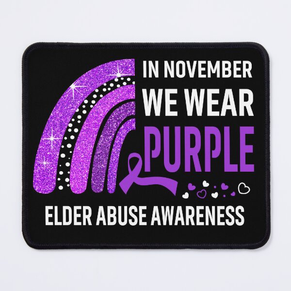 Item preview, In November We Wear Purple Elder Abuse Awareness designed and sold by Gillosina.
