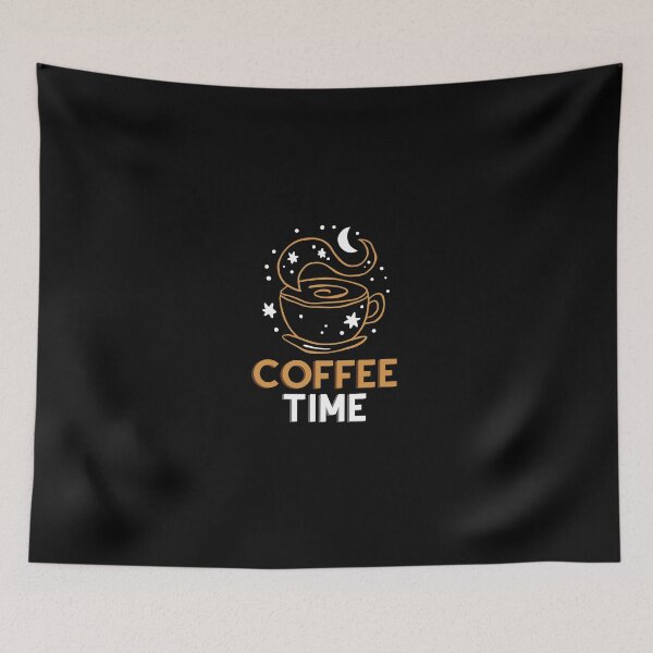 Item preview,  Extra large coffee lover coffee time coffee quote for coffee lover designed and sold by DesignisMine.