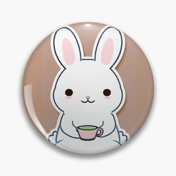 Item preview, Bunny with green tea designed and sold by Cascadia Tea Festival.