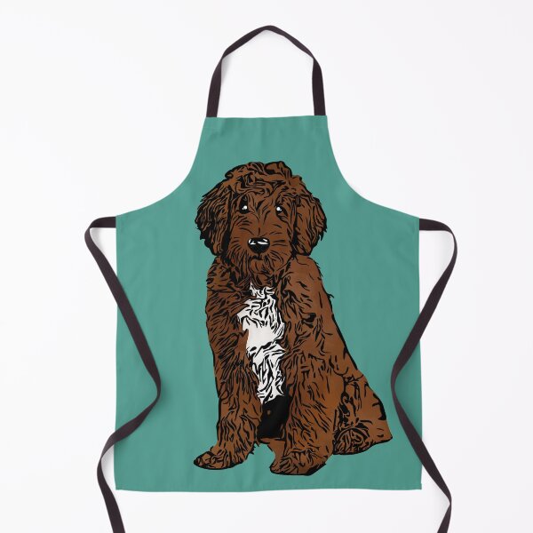 Item preview, A Cute Apricot/White Goldendoodle designed and sold by rmcbuckeye.
