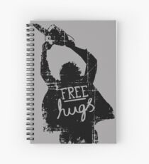 Free Hugs Meme Spiral Notebook