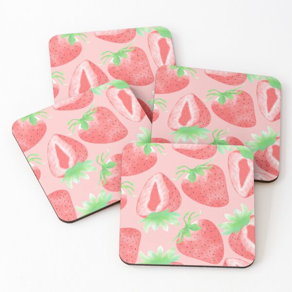 Item preview, Strawberries and Pink designed and sold by Hannah Mixes Mediums.