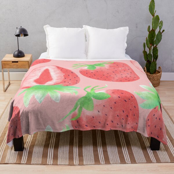 Item preview, Strawberries and Pink designed and sold by Hannah Mixes Mediums.