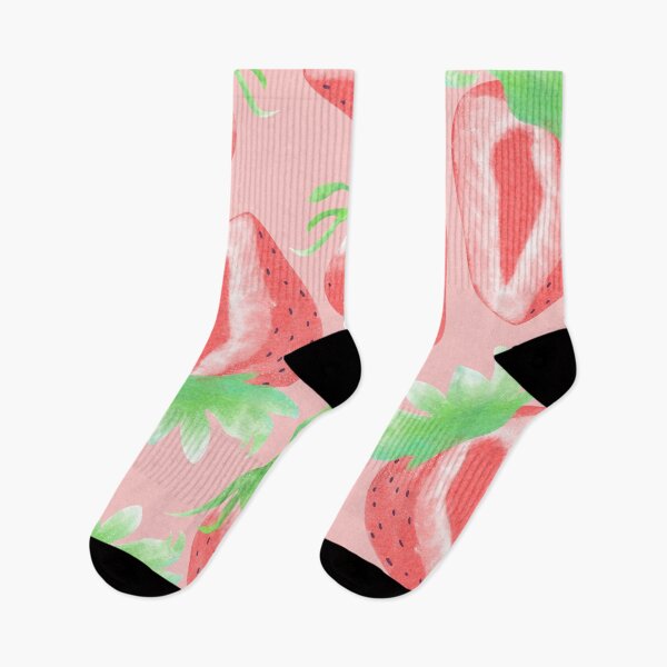 Item preview, Strawberries and Pink designed and sold by Hannah Mixes Mediums.