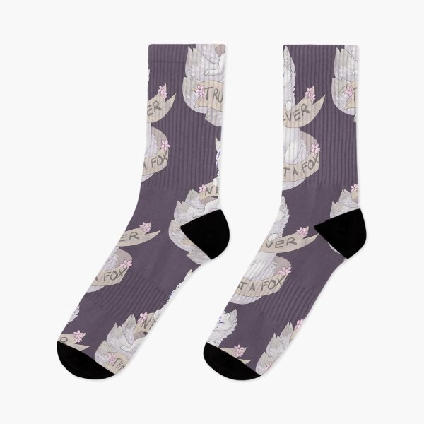 Item preview, Purple Kitsune - Never Trust a Fox designed and sold by storm-fox-art.
