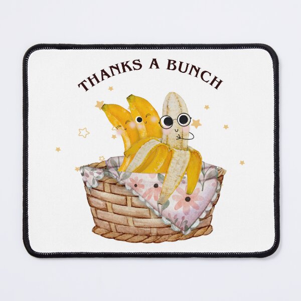 Item preview, Thanks A Bunch - Banana Food Pun designed and sold by PirateAvocado.