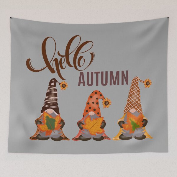 Item preview, Hello Autumn Gnomes - Fall Gnomes Lover designed and sold by antevasinart.