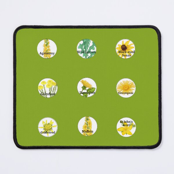 Item preview, Go Herbal World label stickers, flowers designed and sold by SilviPavlova.