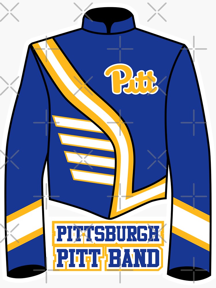 "Pitt Band " Sticker for Sale by CarineCerny Redbubble